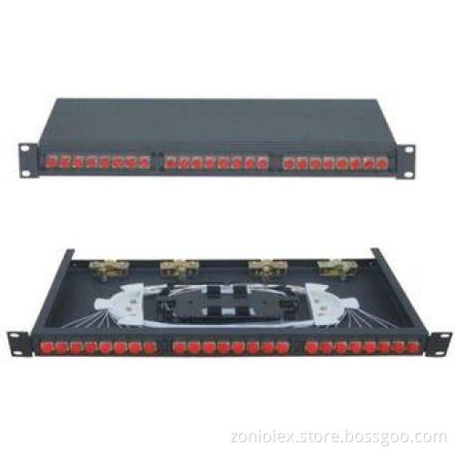 FC24 Rack-Mounted Fiber Optic Patch Panel Terminal Box for